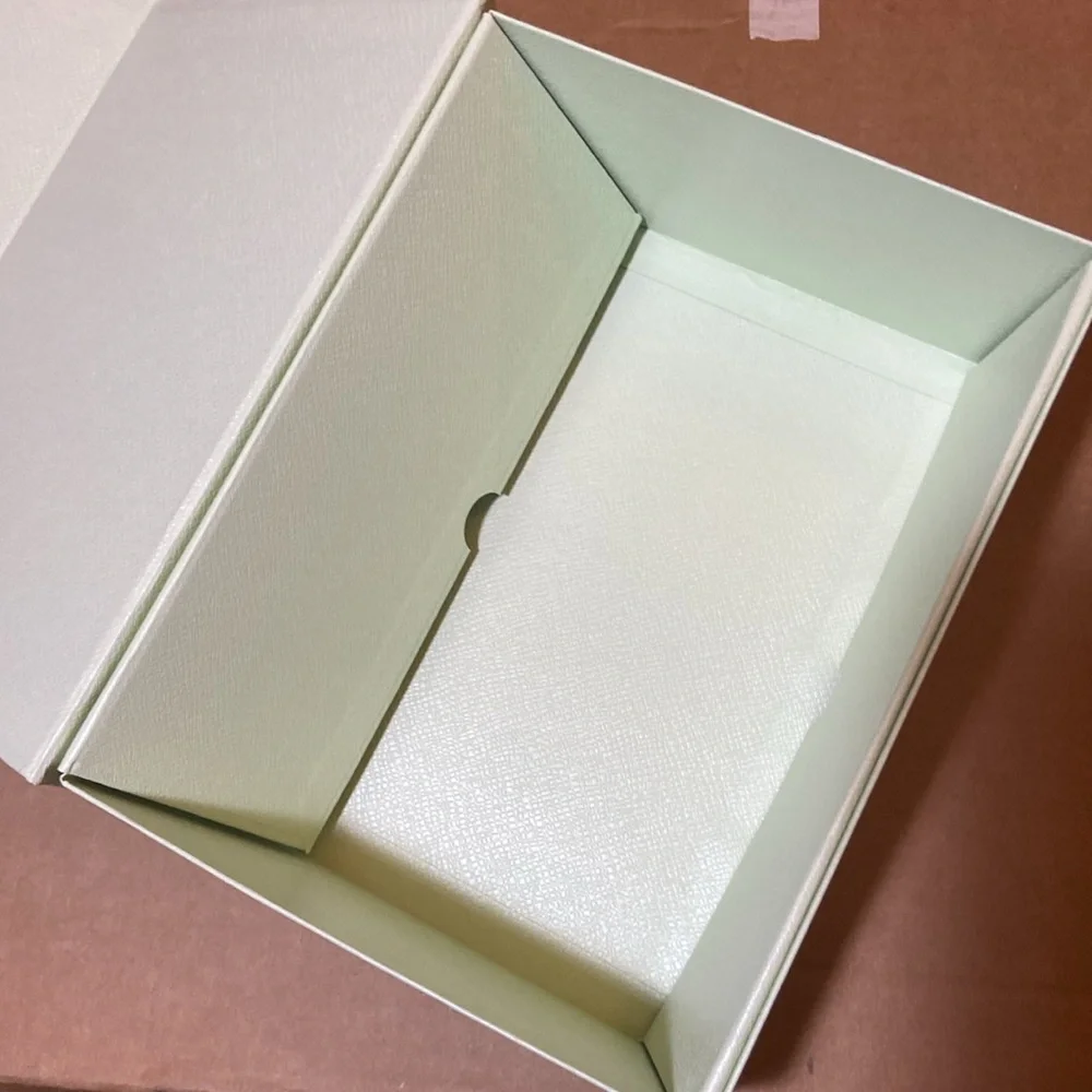 Prada Mint Green Hard Carton Empty Storage Folded  Box